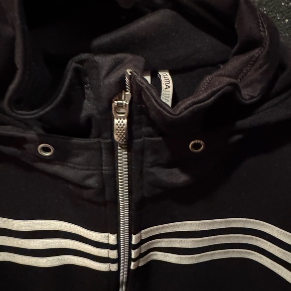 Women’s Adidas Clima Warm Black Zip Up Jacket Size Medium - Picture 4 of 6